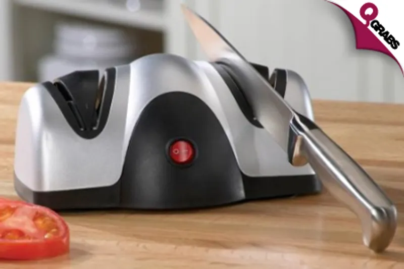 For QR79, Add an Electric Knife Sharpener to Your Kitchen! (QR199 Value)